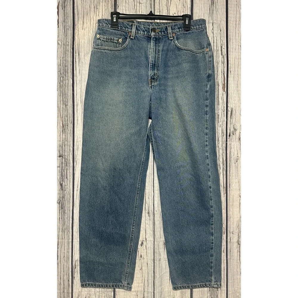Vintage Levis 550 Relaxed Fit Jeans Mens 34x30 Medium Wash Blue Denim Pants‎